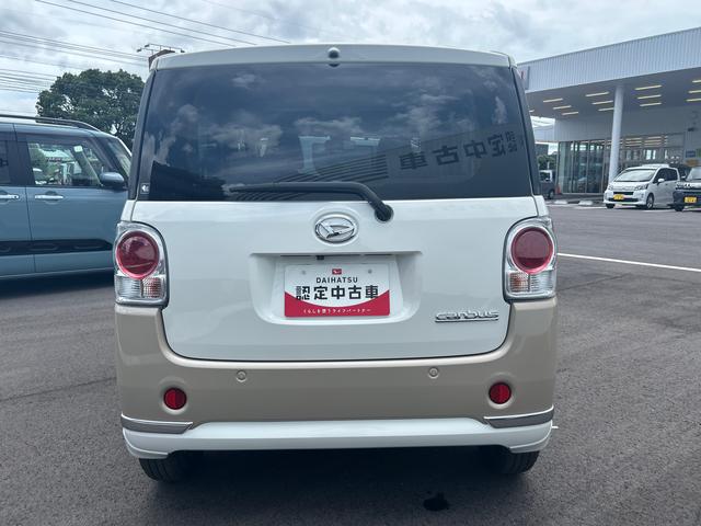 ムーヴキャンバスＧメイクアップ　ＳＡII社外カーナビ　パノラマモニター　ＥＴＣ車載器　両側電動スライドドア　プッシュボタンスタート　ＬＥＤヘッドライト　オートライト　ベンチシート　運転席シートリフト　シートヒーター　衝突回避支援システム（鹿児島県）の中古車