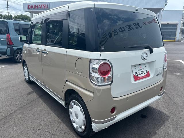 ムーヴキャンバスＧメイクアップ　ＳＡII社外カーナビ　パノラマモニター　ＥＴＣ車載器　両側電動スライドドア　プッシュボタンスタート　ＬＥＤヘッドライト　オートライト　ベンチシート　運転席シートリフト　シートヒーター　衝突回避支援システム（鹿児島県）の中古車