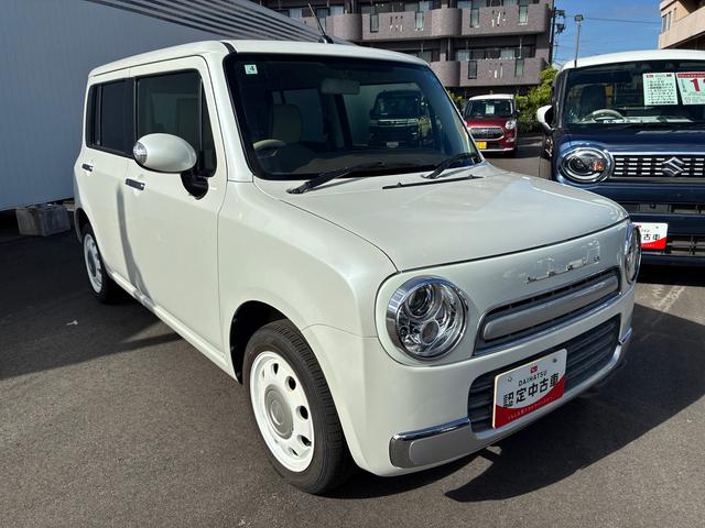 アルトラパンショコラXインパネシフト アルミ スマ−トキ− ABS カーナビ オートエアコン(鹿児島県)の中古車