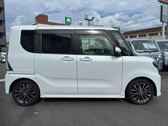 タントカスタムＲＳセレクション９インチ純正カーナビ　バックカメラ　ＥＴＣ　両側電動スライドドア　全車速追従型オートクルーズ　助手席ロングスライド機構　コーナーセンサー　ＬＥＤヘッドライト　シートヒーター　衝突回避支援システム（鹿児島県）の中古車