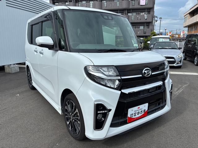 タントカスタムＲＳセレクション９インチ純正カーナビ　バックカメラ　ＥＴＣ　両側電動スライドドア　全車速追従型オートクルーズ　助手席ロングスライド機構　コーナーセンサー　ＬＥＤヘッドライト　シートヒーター　衝突回避支援システム（鹿児島県）の中古車