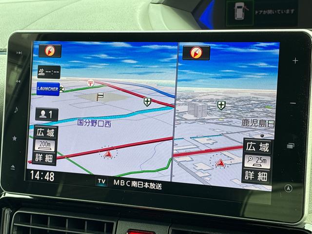 タントカスタムＲＳセレクション９インチ純正カーナビ　バックカメラ　ＥＴＣ　両側電動スライドドア　全車速追従型オートクルーズ　助手席ロングスライド機構　コーナーセンサー　ＬＥＤヘッドライト　シートヒーター　衝突回避支援システム（鹿児島県）の中古車