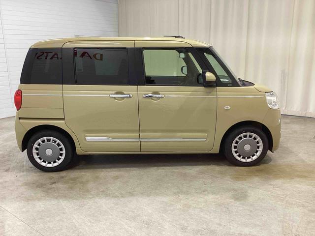 ムーヴキャンバスセオリーＧターボターボ車　インパネシフト　踏み間違い防止　スマートキー　プッシュスタート　車線逸脱警報　オートマチックハイビーム　キーフリーシステム　エアバック　ＡＢＳ（鹿児島県）の中古車