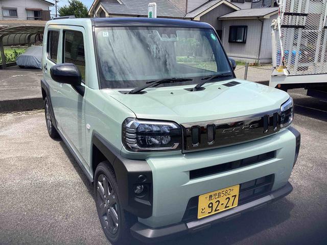タフトＧ　ダーククロムベンチャーインパネシフト　キーフリー　レーンキープアシスト　ガラスルーフ　ＡＢＳ　アルミ（鹿児島県）の中古車