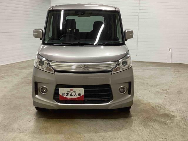 スペーシアカスタムＴＳターボ車　インパネシフト　プッシュスタートスイッチ　電子カードキー　両側スライドドア　アルミホイール　カーナビ　オートエアコン（鹿児島県）の中古車
