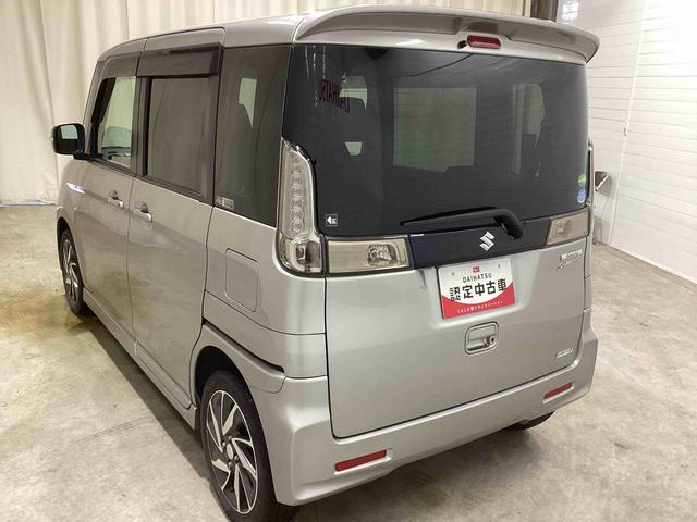 スペーシアカスタムＴＳターボ車　インパネシフト　プッシュスタートスイッチ　電子カードキー　両側スライドドア　アルミホイール　カーナビ　オートエアコン（鹿児島県）の中古車