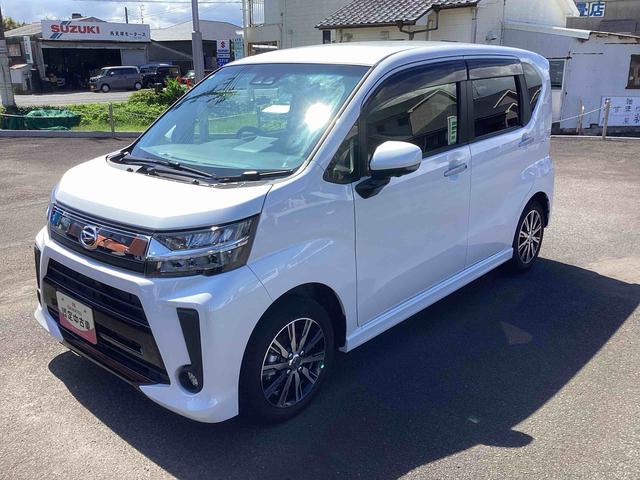 ムーヴカスタム　ＸリミテッドII　ＳＡIIIインパネシフト　プッシュスタートスイッチ　電子カードキー　ディスプレイオーディオ　エマージェンシーブレーキ　ハイビームアシスト　ＡＢＳ　アルミホイール（鹿児島県）の中古車