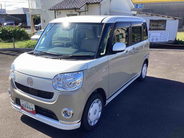 ムーヴキャンバスＸメイクアップリミテッド　ＳＡIIIインパネシフト　プッシュスタートスイッチ　電子カードキー　カーナビ　衝突防止　Ｗエアバック　ＡＢＳ　レーンキープ　左右パワースライド（鹿児島県）の中古車