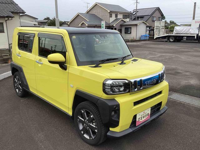 タフトGターボターボ車 インパネシフト プッシュスタートスイッチ 電子カードキー 電動パーキングブレーキ カーナビ 誤発進抑制装置 アルミホイール オートハイビーム ABS ガラスルーフ(鹿児島県)の中古車
