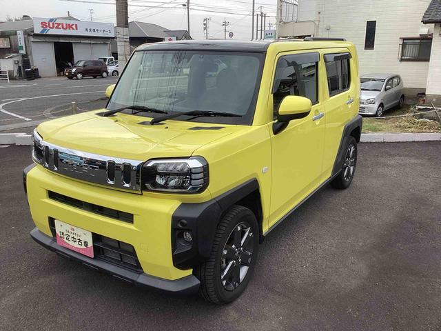 タフトGターボターボ車 インパネシフト プッシュスタートスイッチ 電子カードキー 電動パーキングブレーキ カーナビ 誤発進抑制装置 アルミホイール オートハイビーム ABS ガラスルーフ(鹿児島県)の中古車
