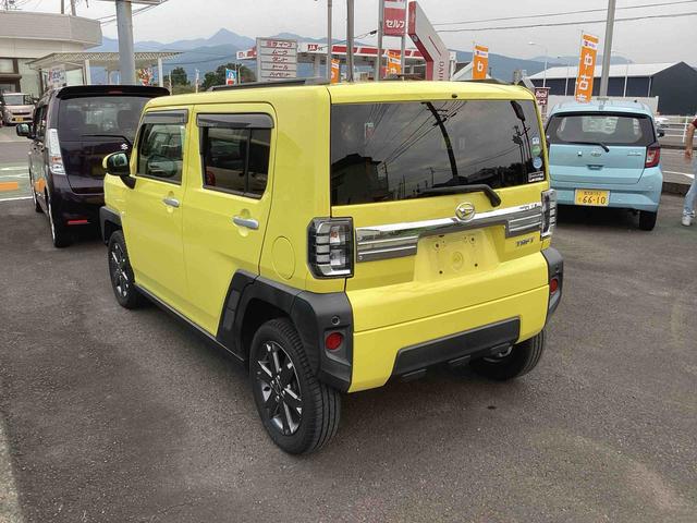 タフトGターボターボ車 インパネシフト プッシュスタートスイッチ 電子カードキー 電動パーキングブレーキ カーナビ 誤発進抑制装置 アルミホイール オートハイビーム ABS ガラスルーフ(鹿児島県)の中古車