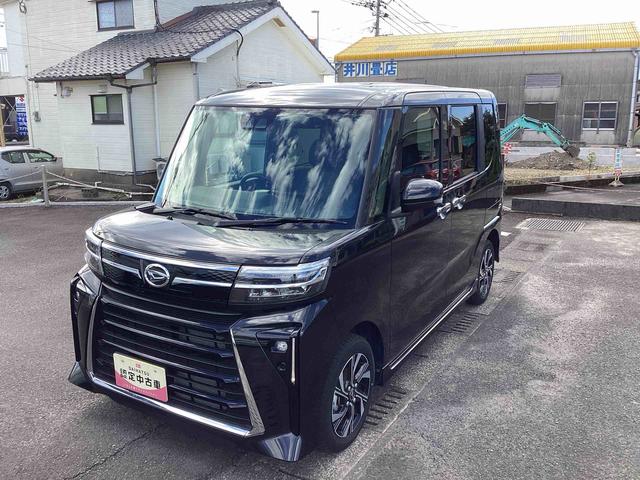 タントカスタムXインパネシフト プッシュスタートスイッチ 電子カードキー 電動パーキングブレーキ ディスプレイオーディオ 衝突軽減ブレーキ 車線逸脱防止 アルミホイール ABS 両側パワースライドドア(鹿児島県)の中古車