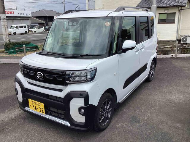 タントファンクロスインパネシフト　プッシュスタートスイッチ　電子カードキー　電動パーキングブレーキ　衝突軽減システム　両側オートドア　レーンキープアシスト　ＡＢＳ　アルミホイール（鹿児島県）の中古車