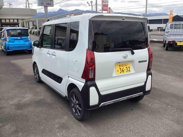 タントファンクロスインパネシフト　プッシュスタートスイッチ　電子カードキー　電動パーキングブレーキ　衝突軽減システム　両側オートドア　レーンキープアシスト　ＡＢＳ　アルミホイール（鹿児島県）の中古車