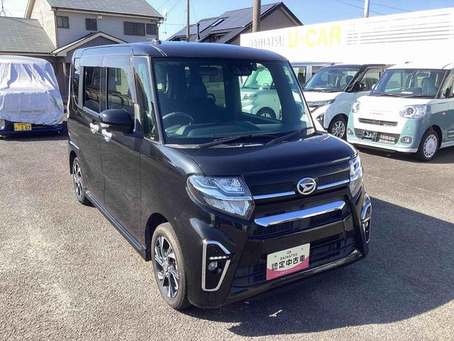 タントカスタムＸインパネシフト　プッシュスタートスイッチ　電子カードキー　電動スライドドア　衝突軽減ブレーキ　車線逸脱防止　アルミホイール　ＡＢＳ　カーナビ（鹿児島県）の中古車