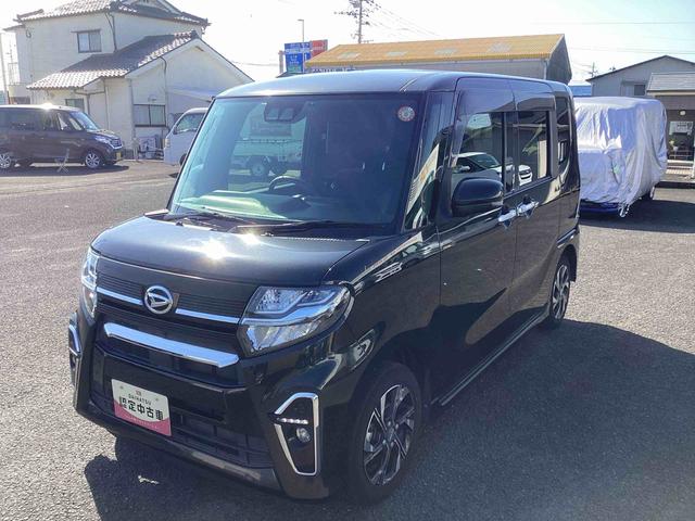 タントカスタムＸインパネシフト　プッシュスタートスイッチ　電子カードキー　電動スライドドア　衝突軽減ブレーキ　車線逸脱防止　アルミホイール　ＡＢＳ　カーナビ（鹿児島県）の中古車