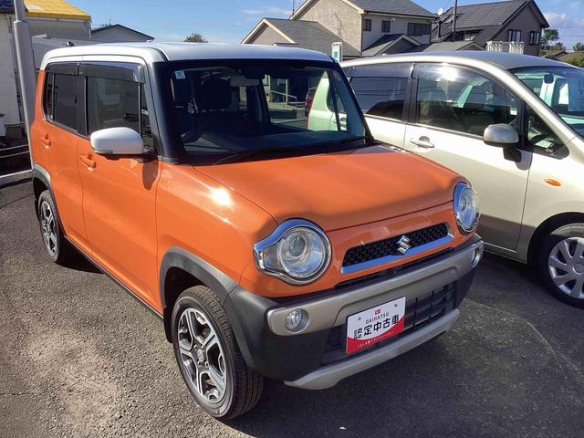 ハスラーXインパネシフト キーフリーシステム アルミホイール Wエアバッグ ABS(鹿児島県)の中古車