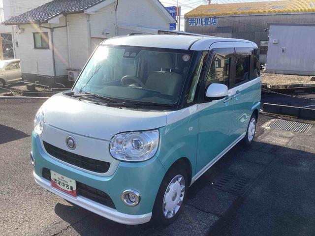 ムーヴキャンバスＧ　ＳＡIIIインパネシフト　プッシュスタートスイッチ　電子カードキー　衝突軽減ブレーキ　レーンアシスト　ＡＢＳ　オートエアコン（鹿児島県）の中古車