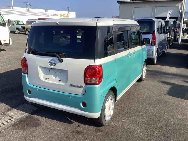 ムーヴキャンバスＧ　ＳＡIIIインパネシフト　プッシュスタートスイッチ　電子カードキー　衝突軽減ブレーキ　レーンアシスト　ＡＢＳ　オートエアコン（鹿児島県）の中古車