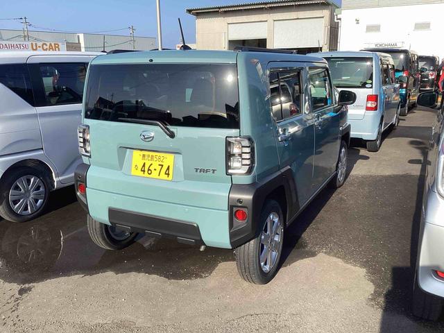 タフトGインパネシフト プッシュスタートスイッチ 電子カードキー シートヒーター ムーンルーフ 車線逸脱防止 オートマチックハイビーム アルミホイール ABS(鹿児島県)の中古車