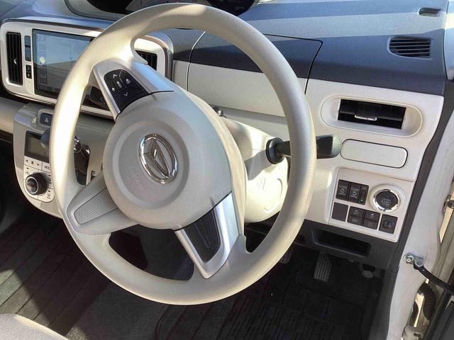 ムーヴキャンバスXメイクアップリミテッド SAIIIインパネシフト プッシュスタートスイッチ 電子カードキー 衝突被害軽減システム 車線逸脱警告 ABS 電動スライドドア オートエアコン(鹿児島県)の中古車