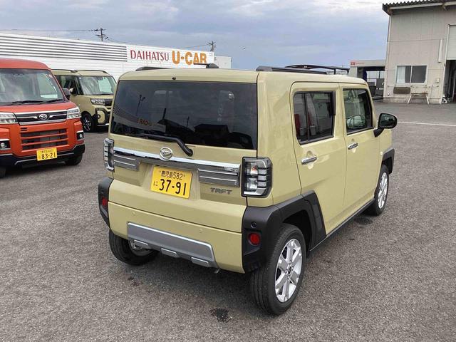 タフトG クロムベンチャーインパネシフト プッシュスタートスイッチ 電子カードキー 電動パーキングブレーキ ATハイビーム 車線逸脱警報装置 ガラスルーフ アルミホイール(鹿児島県)の中古車