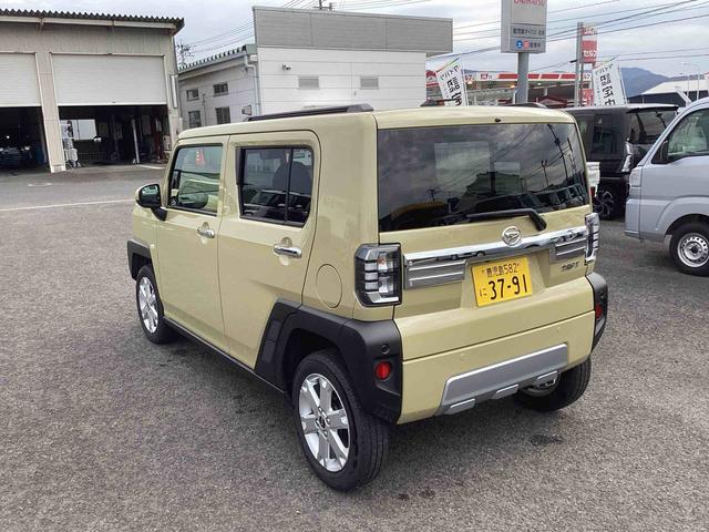 タフトG クロムベンチャーインパネシフト プッシュスタートスイッチ 電子カードキー 電動パーキングブレーキ ATハイビーム 車線逸脱警報装置 ガラスルーフ アルミホイール(鹿児島県)の中古車