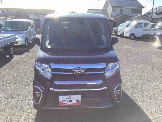 タントカスタムRSスタイルセレクションターボ車 インパネシフト プッシュスタートスイッチ 電子カードキー 両側電動スライドドア ブレーキサポート アルミホイール レーンキープ カーナビ(鹿児島県)の中古車