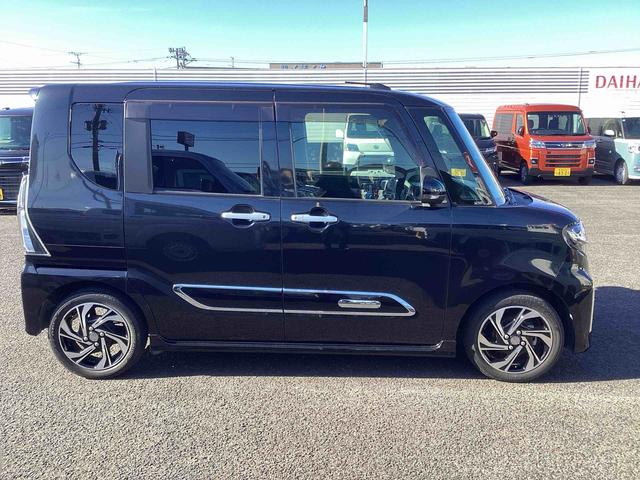 タントカスタムRSスタイルセレクションターボ車 インパネシフト プッシュスタートスイッチ 電子カードキー 両側電動スライドドア ブレーキサポート アルミホイール レーンキープ カーナビ(鹿児島県)の中古車