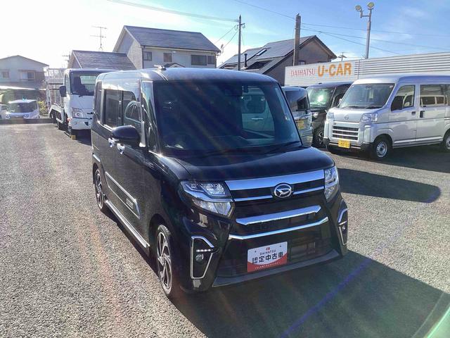 タントカスタムRSスタイルセレクションターボ車 インパネシフト プッシュスタートスイッチ 電子カードキー 両側電動スライドドア ブレーキサポート アルミホイール レーンキープ カーナビ(鹿児島県)の中古車