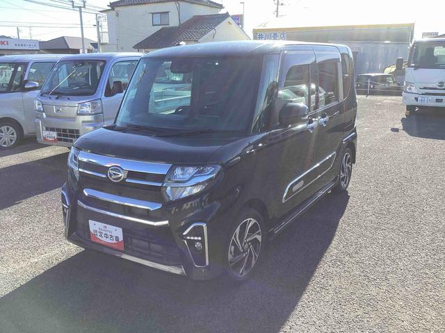 タントカスタムRSスタイルセレクションターボ車 インパネシフト プッシュスタートスイッチ 電子カードキー 両側電動スライドドア ブレーキサポート アルミホイール レーンキープ カーナビ(鹿児島県)の中古車