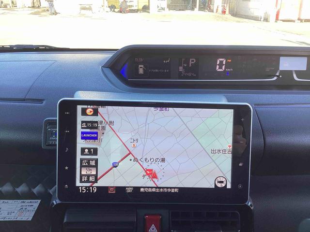 タントカスタムRSスタイルセレクションターボ車 インパネシフト プッシュスタートスイッチ 電子カードキー 両側電動スライドドア ブレーキサポート アルミホイール レーンキープ カーナビ(鹿児島県)の中古車