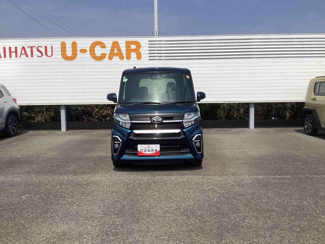 タントカスタムRSターボ車 インパネシフト プッシュスタートスイッチ 電子カードキー 衝突回避支援システム 車線逸脱防止 アルミホイール ABS オートエアコン(鹿児島県)の中古車