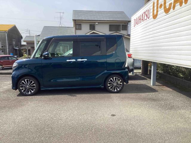 タントカスタムRSターボ車 インパネシフト プッシュスタートスイッチ 電子カードキー 衝突回避支援システム 車線逸脱防止 アルミホイール ABS オートエアコン(鹿児島県)の中古車