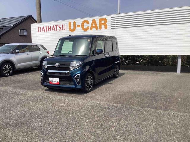 タントカスタムRSターボ車 インパネシフト プッシュスタートスイッチ 電子カードキー 衝突回避支援システム 車線逸脱防止 アルミホイール ABS オートエアコン(鹿児島県)の中古車