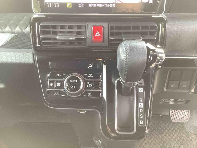 タントカスタムRSターボ車 インパネシフト プッシュスタートスイッチ 電子カードキー 衝突回避支援システム 車線逸脱防止 アルミホイール ABS オートエアコン(鹿児島県)の中古車