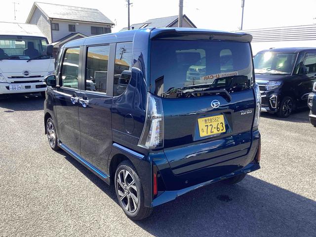 タントカスタムＸインパネシフト　プッシュスタートスイッチ　電子カードキー　電動パーキングブレーキ　両側電動スライドドア　レーンキープアシスト　オートマチックハイビーム　前後ブレーキサポート　ＡＢＳ　アルミホイール（鹿児島県）の中古車