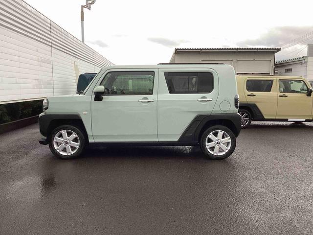 タフトG クロムベンチャーインパネシフト プッシュスタートスイッチ 電子カードキー カーナビ レーンキープアシスト オートハイビーム パノラマガラスルーフ 誤発進抑制装置 ABS アルミホイール(鹿児島県)の中古車