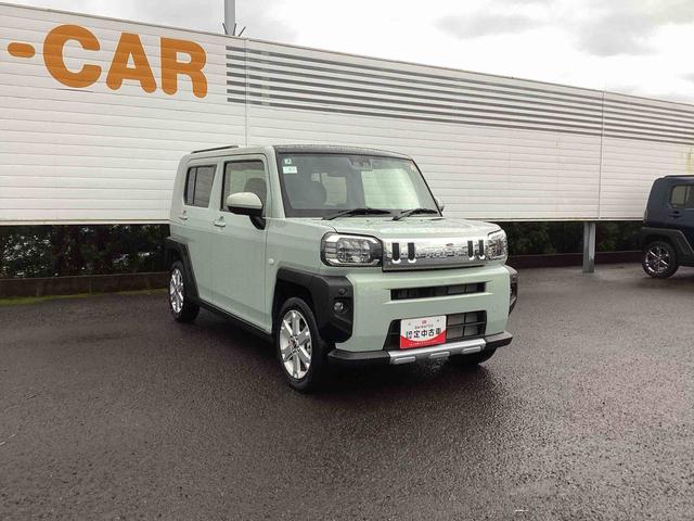 タフトG クロムベンチャーインパネシフト プッシュスタートスイッチ 電子カードキー カーナビ レーンキープアシスト オートハイビーム パノラマガラスルーフ 誤発進抑制装置 ABS アルミホイール(鹿児島県)の中古車