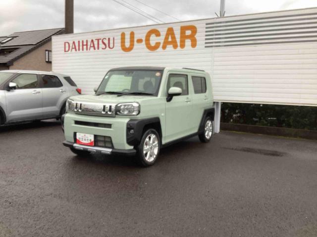 タフトG クロムベンチャーインパネシフト プッシュスタートスイッチ 電子カードキー カーナビ レーンキープアシスト オートハイビーム パノラマガラスルーフ 誤発進抑制装置 ABS アルミホイール(鹿児島県)の中古車