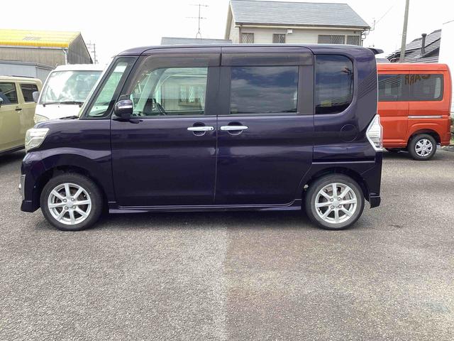 タントカスタムＸ　ＳＡインパネシフト　プッシュスタートスイッチ　電子カードキー　衝突被害軽減システム　誤発進抑制機能　アルミホイール　ＡＢＳ（鹿児島県）の中古車