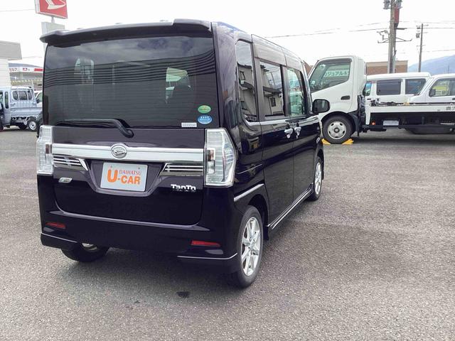 タントカスタムＸ　ＳＡインパネシフト　プッシュスタートスイッチ　電子カードキー　衝突被害軽減システム　誤発進抑制機能　アルミホイール　ＡＢＳ（鹿児島県）の中古車