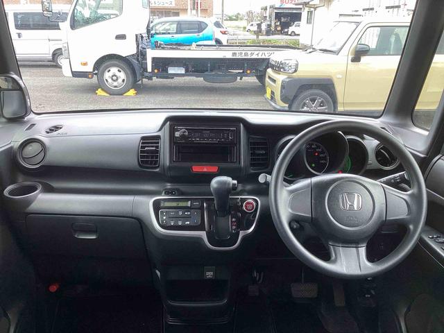 Ｎ−ＢＯＸＧインパネシフト　プッシュスタートスイッチ　電子カードキー　ＣＤプレーヤー　両スライドドア　ＡＢＳ（鹿児島県）の中古車