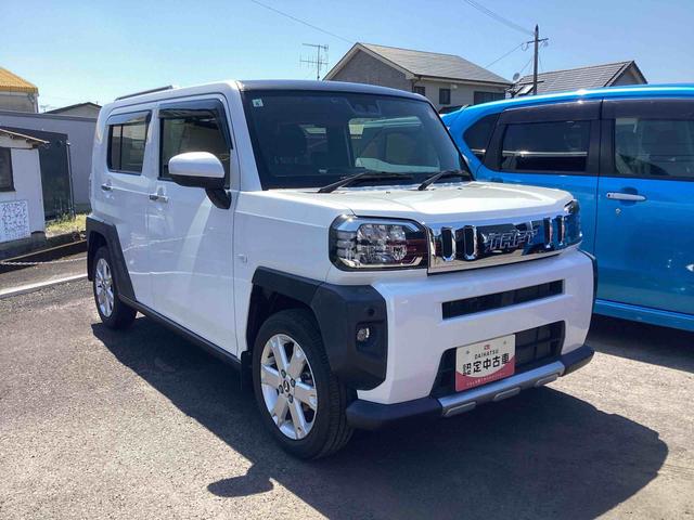 タフトGターボ クロムベンチャーターボ車 インパネシフト プッシュスタートスイッチ 電子カードキー カーナビ オートマチックハイビーム パノラマガラスルーフ ABS レーンアシスト 衝突被害軽減システム(鹿児島県)の中古車