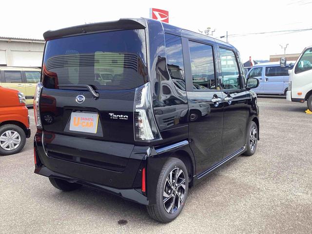 タントカスタムＸリミテッドインパネシフト　プッシュスタートスイッチ　電子カードキー　電動パーキングブレーキ　両側電動スライドドア　衝突回避支援システム　車線逸脱警報　アルミホイール　ＡＢＳ（鹿児島県）の中古車