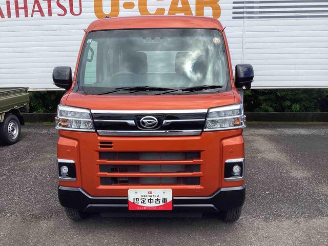 アトレーRSターボエンジン インパネシフト プッシュスタートスイッチ 電子カードキー オートマチックハイビーム 衝突被害軽減システム(鹿児島県)の中古車