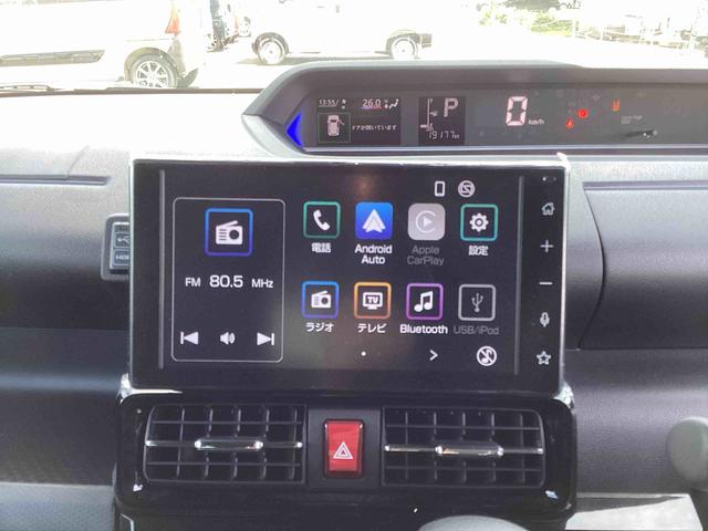 タントカスタムXインパネシフト プッシュスタートスイッチ 電子カードキー 電動パーキングブレーキ ディスプレイオーディオ 両側電動スライドドア レーンキープ アルミホイール(鹿児島県)の中古車
