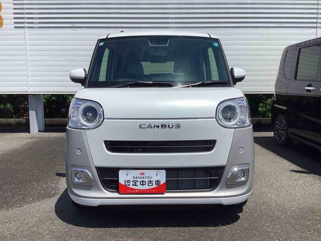 ムーヴキャンバスストライプスＧインパネシフト　プッシュスタートスイッチ　電子カードキー　電動パーキングブレーキ　ディスプレイオーディオ　車線逸脱警告　ＡＢＳ（鹿児島県）の中古車