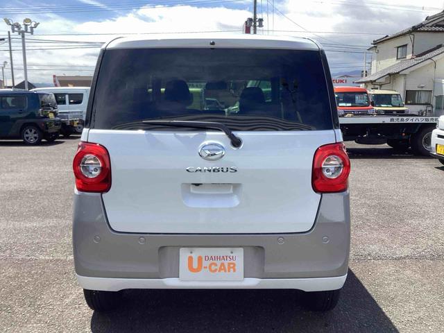 ムーヴキャンバスストライプスＧインパネシフト　プッシュスタートスイッチ　電子カードキー　電動パーキングブレーキ　ディスプレイオーディオ　車線逸脱警告　ＡＢＳ（鹿児島県）の中古車