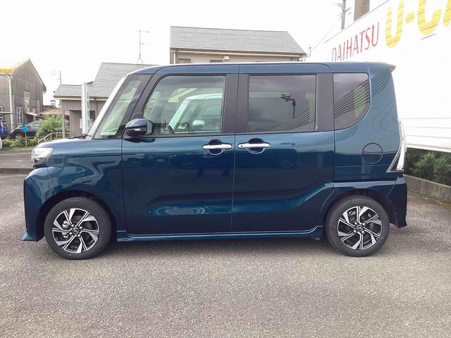 タントカスタムＸインパネシフト　プッシュスタートスイッチ　電子カードキー　電動パーキングブレーキ　衝突回避支援ブレーキ機能　レーンアシスト　アルミホイール　ＡＢＳ（鹿児島県）の中古車